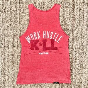 Flag Nor Fail Bodybuilding Men's Work Hustle Kill Red Athletic Tank Top s